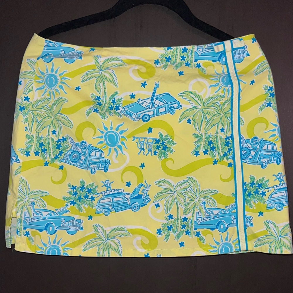 Lilly Pulitzer Skirt Skort Shorts- Size 6 - Cruisin Woody